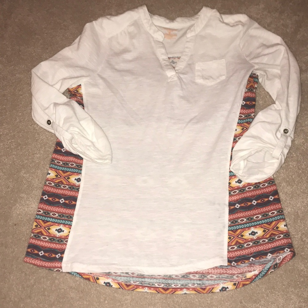Aztec Print Women’s 3/4 Sleeve t-shirt